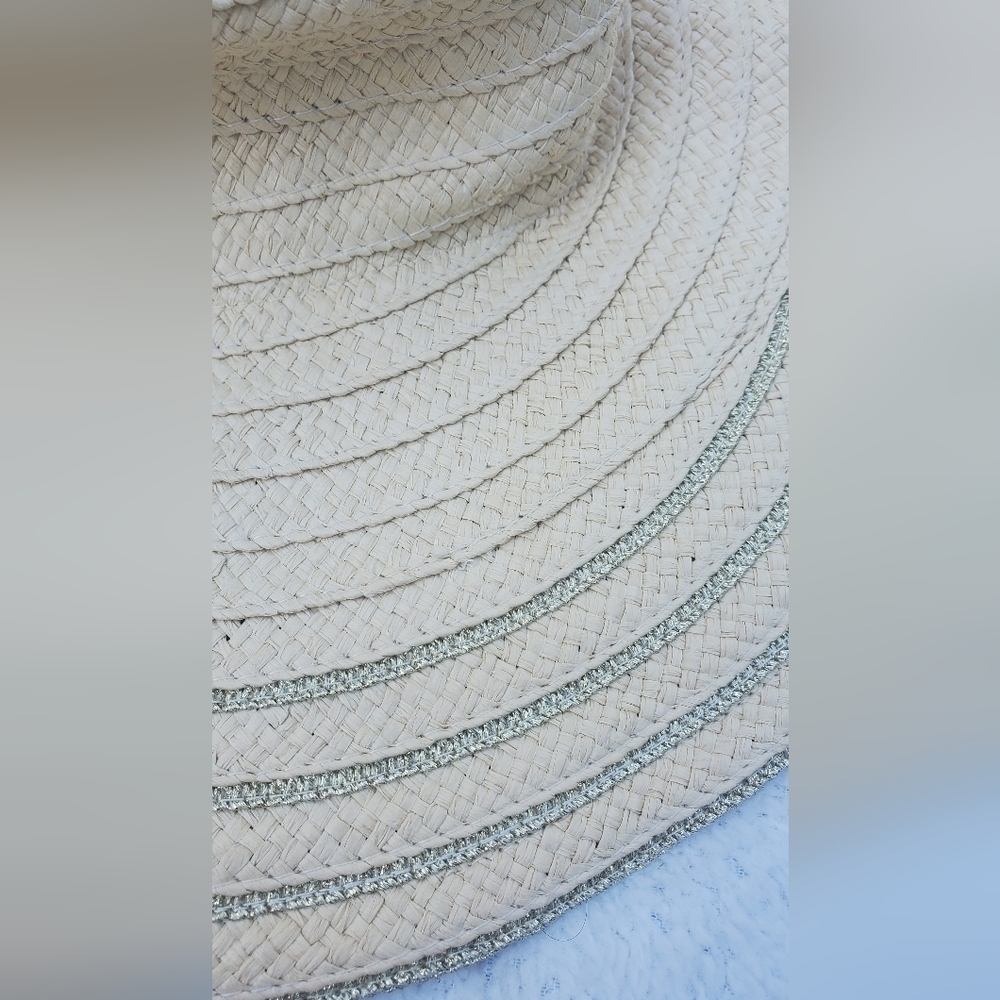 Hat Attack Straw Floppy Beachy Summer Women's Hat… - image 4